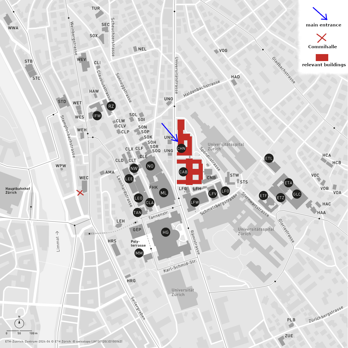ETH map for EERIE