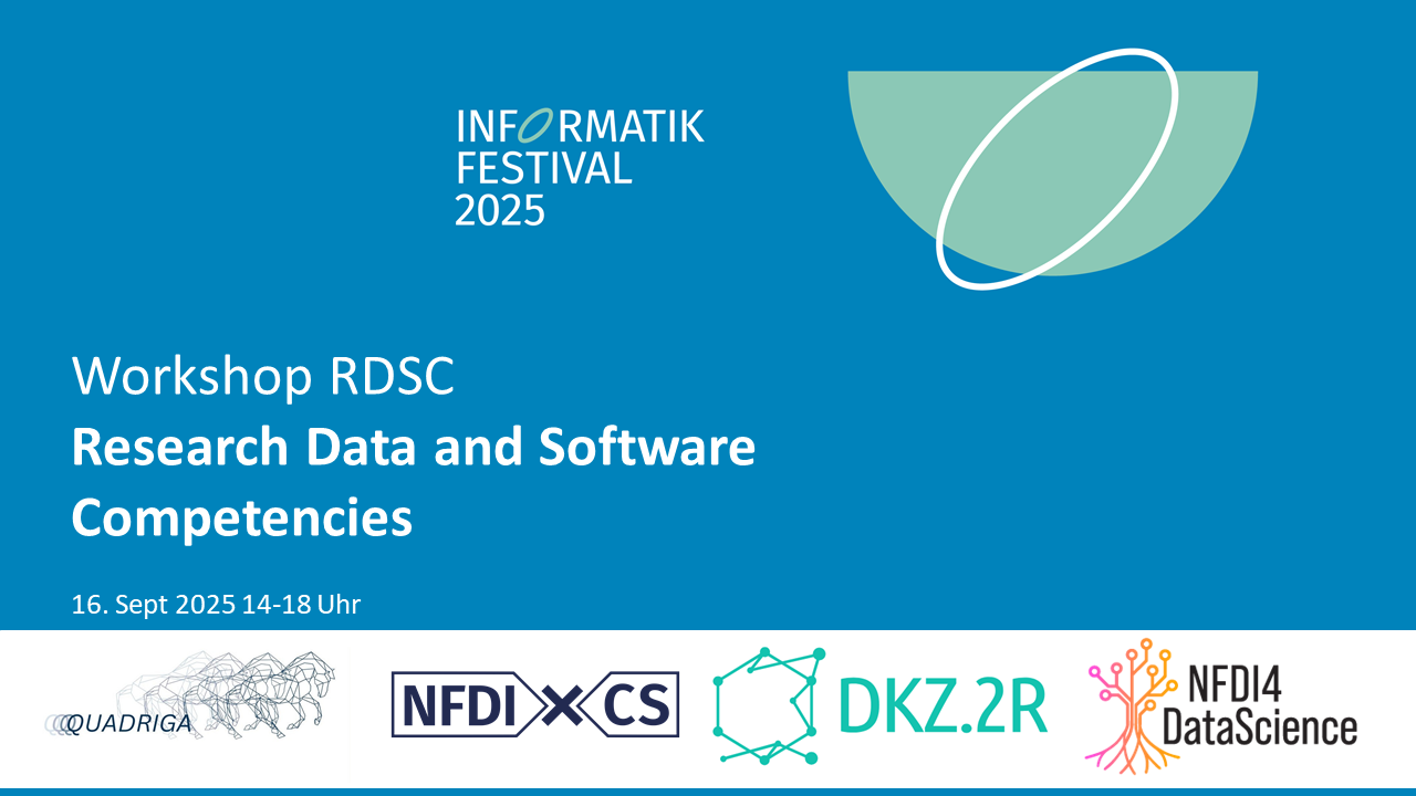RDSC Workshop at Informatik 2025